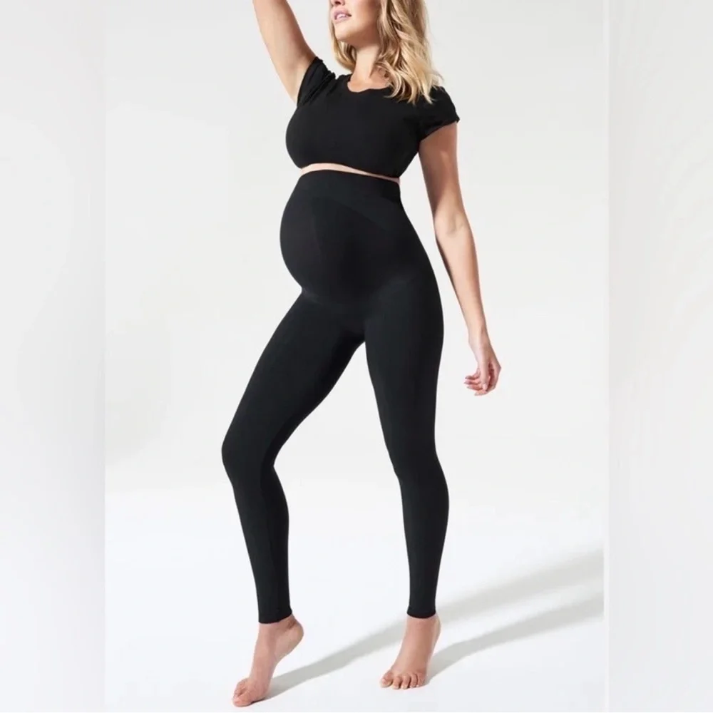 Blanqi Everyday Maternity Leggings Black Size Medium